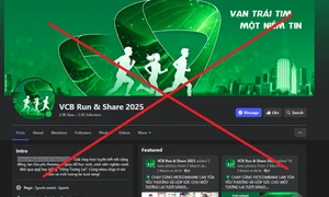 Cảnh báo lừa đảo liên quan đến giải chạy Vietcombank Run & Share 2025