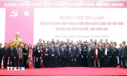 Tổng Bí thư Tô Lâm gặp mặt đại biểu trí thức, nhà khoa học