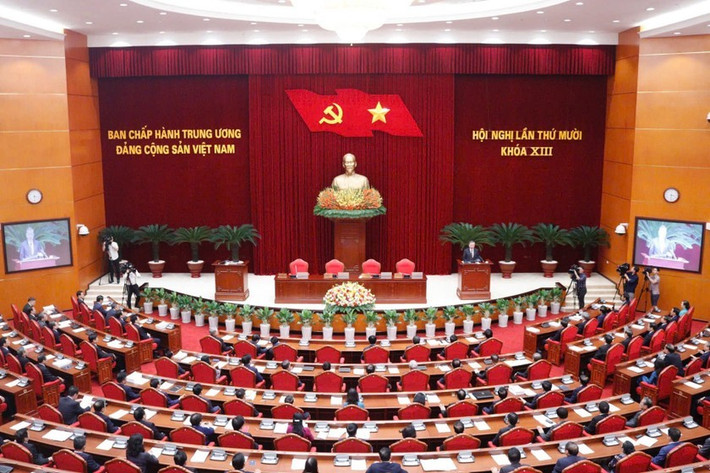 Tổng Bí thư, Chủ tịch nước Tô Lâm phát biểu tại Hội nghị Trung ương 10 khóa XIII. Tổng Bí thư, Chủ tịch nước Tô Lâm phát biểu tại Hội nghị Trung ương 10 khóa XIII.
