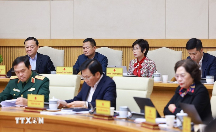 Các thành viên Chính phủ tham dự phiên họp. Ảnh: Dương Giang/TTXVN Các thành viên Chính phủ tham dự phiên họp. Ảnh: Dương Giang/TTXVN