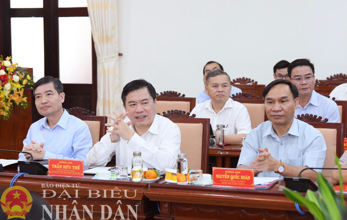 Các đại biểu dự cuộc làm việc. Ảnh: Lâm Hiển dbnd_bl_dsc-6759.jpg