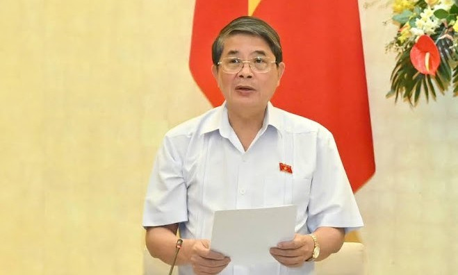 Phó Chủ tịch Quốc hội Nguyễn Đức Hải phát biểu. Ảnh: Quang Khánh pct-hai-1162.jpg