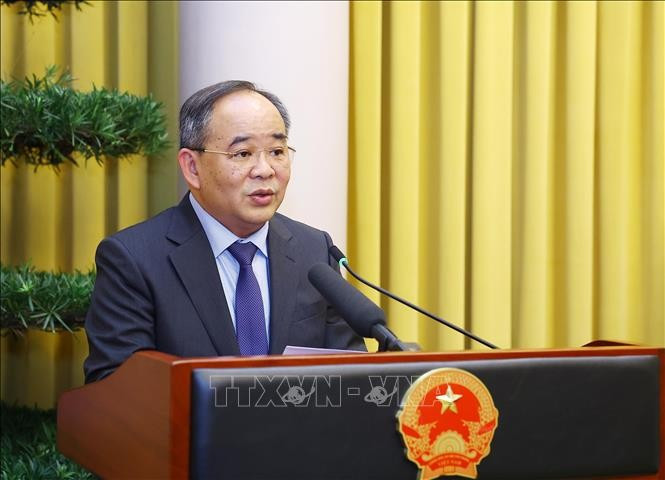 Chủ nhiệm Văn phòng Chủ tịch nước Lê Khánh Hải phát biểu. Ảnh: Lâm Khánh/TTXVN Chủ nhiệm Văn phòng Chủ tịch nước Lê Khánh Hải phát biểu. Ảnh: Lâm Khánh/TTXVN