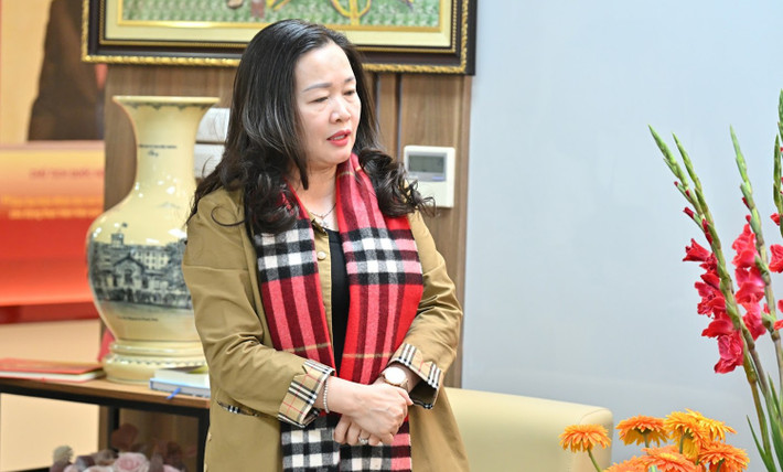 Tổng Biên tập Báo Đại biểu Nhân dân Phạm Thị Thanh Huyền phát biểu. Ảnh: Quang Khánh Tổng Biên tập Báo Đại biểu Nhân dân Phạm Thị Thanh Huyền phát biểu. Ảnh: Quang Khánh