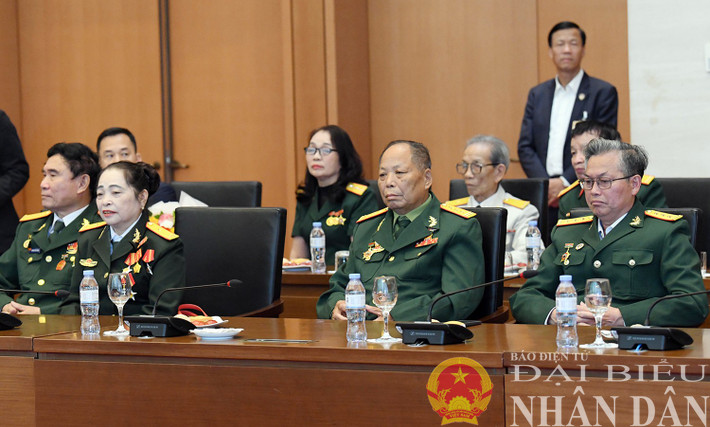 Các đại biệu dự gặp mặt Đoàn đại biểu người có công Trung đoàn 271 Quân khu Trị Thiên. Ảnh: Lâm Hiển dbnd_br_dai-bieu-a2.jpg