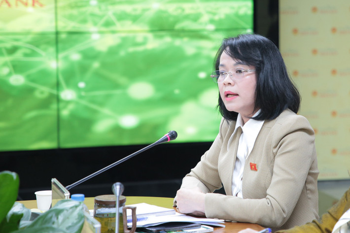 Ủy viên chuyên trách Ủy ban Kinh tế và Tài chính của Quốc hội, PGS.TS. Phạm Thị Hồng Yến chia sẻ tại Tọa đàm. Ảnh: Duy Thông ts-phamthihongyen-6.jpg