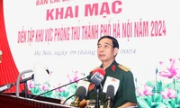 Khai mạc diễn tập khu vực phòng thủ thành phố Hà Nội năm 2024