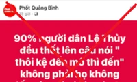 Quảng Bình: Xử lý nghiêm các trang mạng xã hội đăng thông tin sai sự thật