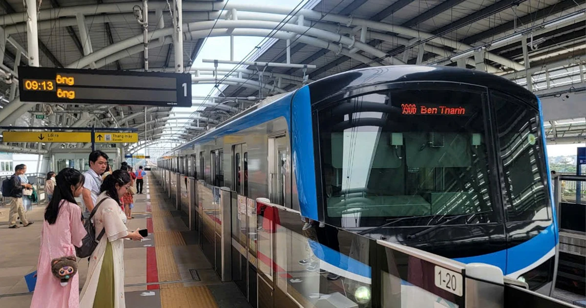 TP. Hồ Chí Minh: Metro số 1 đón hơn 761.000 lượt khách, doanh thu trên 11,7 tỷ đồng dịp Tết