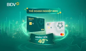 Hoàn tiền lên tới 40% cho chủ thẻ BIDV Business