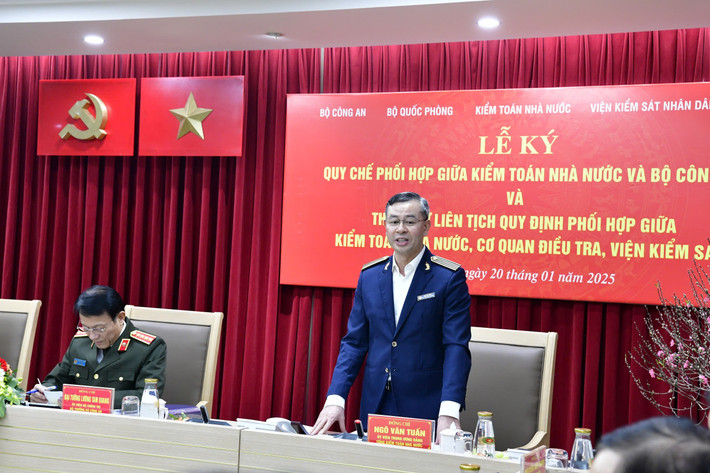 Tổng Kiểm toán Nhà nước Ngô Văn Tuấn phát biểu tại Lễ ký kết 9a6bf0b39df922a77be8.jpg