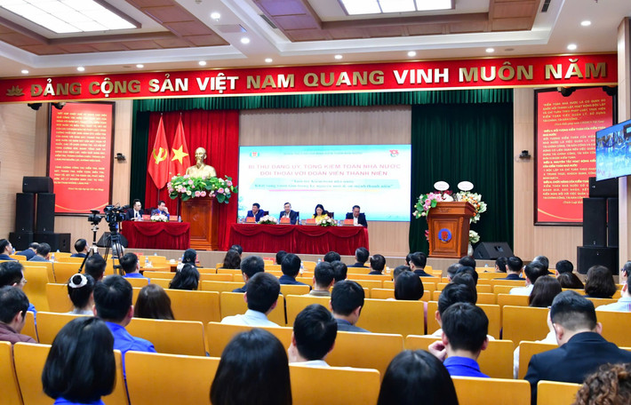 Tổng Kiểm toán Nhà nước Ngô Văn Tuấn đối thoại với đoàn viên, thanh niên Kiểm toán Nhà nước quang-canh.jpg