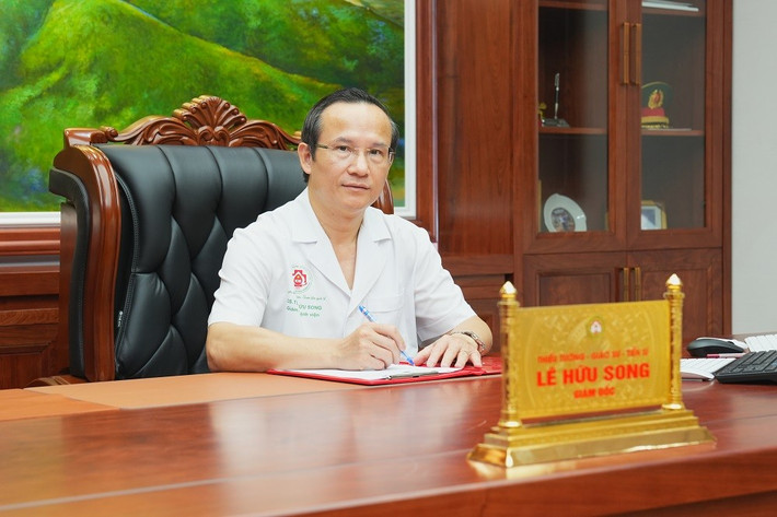 Thiếu tướng, GS.TS Lê Hữu Song - Giám đốc Bệnh viện Trung ương Quân đội 108 (Ảnh: BVCC) tt-song-s-164100-050924-70.jpg