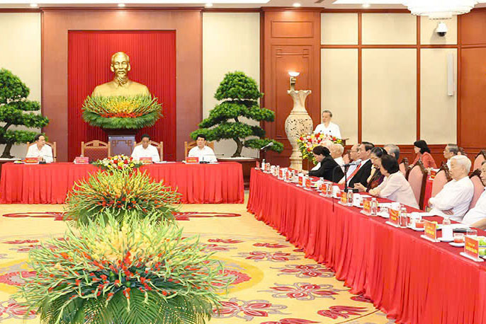 Toàn Đảng, toàn dân, toàn quân không ngừng tăng cường đoàn kết thống nhất, chung sức đồng lòng, thực hiện thắng lợi Nghị quyết Đại hội XIII, chuẩn bị chu đáo cho Đại hội XVI của Đảng ảnh 3 Toàn Đảng, toàn dân, toàn quân không ngừng tăng cường đoàn kết thống nhất, chung sức đồng lòng, thực hiện thắng lợi Nghị quyết Đại hội XIII, chuẩn bị chu đáo cho Đại hội XVI của Đảng -1