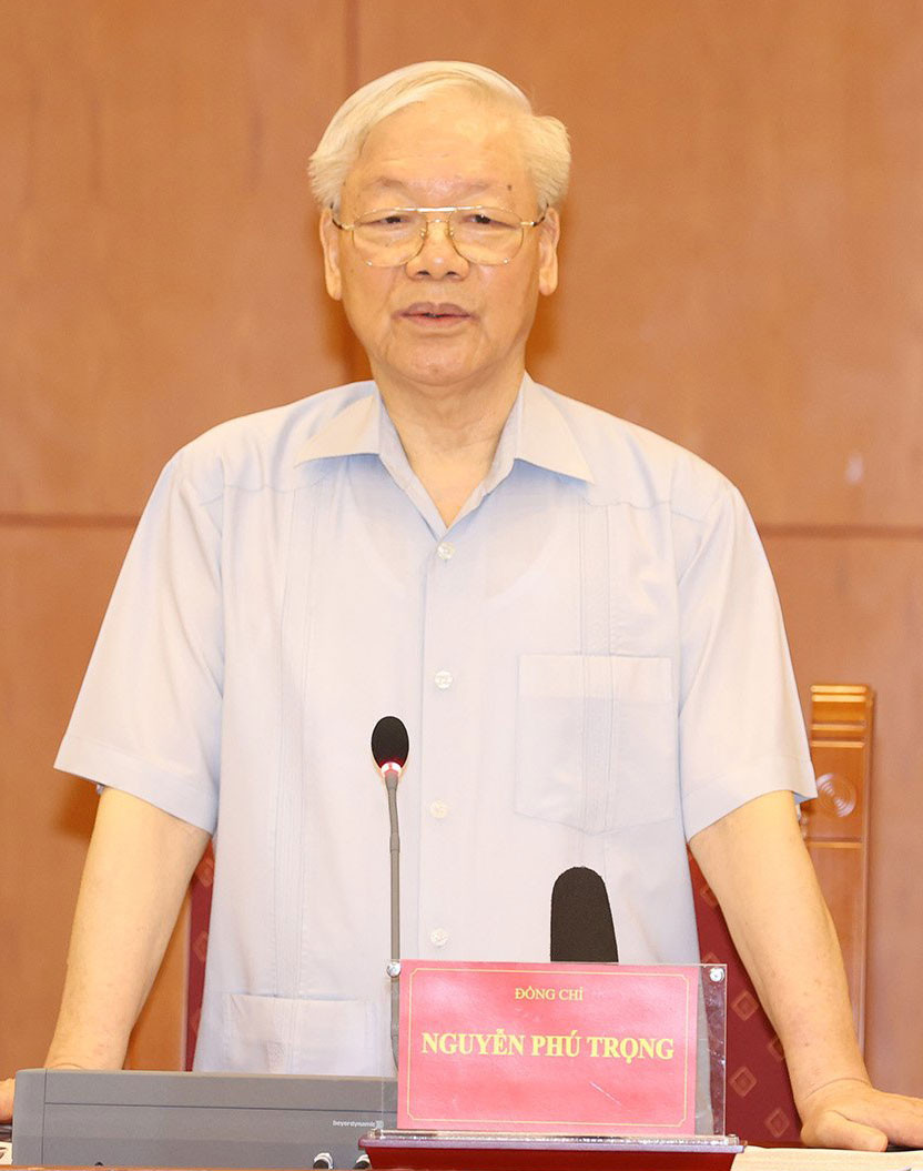 Tổng Bí thư Nguyễn Phú Trọng phát biểu tại Cuộc họp Thường trực Ban Chỉ đạo Trung ương về phòng, chống tham nhũng, tiêu cực đối với các cấp ủy, tổ chức đảng, cơ quan chức năng diễn ra ngày 18.11.2022 Ảnh: Trí Dũng Bài 3: Tiếp tục đổi mới tư duy toàn diện, gắn phòng, chống tham nhũng với phòng, chống tiêu cực, lãng phí -0