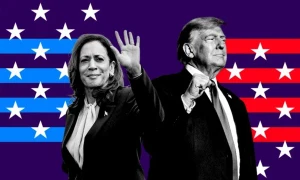 Ứng viên đảng Dân chủ Kamala Harris và ứng viên đảng Cộng hòa Donald Trump