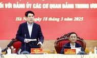 Chủ tịch nước Lương Cường chủ trì Hội nghị thông qua dự thảo kết quả kiểm tra Đảng ủy các cơ quan Đảng Trung ương