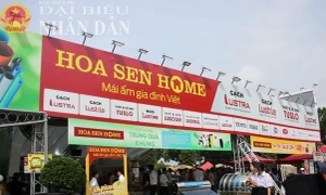 Gian hàng Hoa Sen Home tại Đắk Lắk: Nhiều sản phẩm hấp dẫn và trải nghiệm thú vị