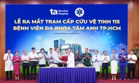 Bệnh viện Đa khoa Tâm Anh TP. Hồ Chí Minh ra mắt Trạm cấp cứu vệ tinh 115