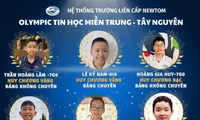 Trường Liên cấp Newton giành 6 huy chương tại Olympic Tin học miền Trung- Tây Nguyên