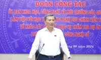 Đoàn khảo sát của Ủy ban Khoa học, Công nghệ và Môi trường làm việc với Học viện Công nghệ bưu chính viễn thông