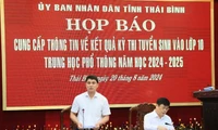 Họp báo vụ bất thường điểm thi lớp 10 ở Thái Bình: 2.769 bài thi tự luận bị sai điểm