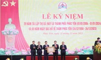 Thành phố Phúc Yên, Vĩnh Phúc: Kỷ niệm 20 năm tái lập thị xã, 65 năm ngày Bác Hồ về thăm