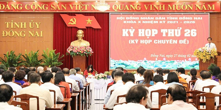 Quang cảnh Kỳ họp thứ 26, HĐND tỉnh Khóa X. Ảnh: Công Nghĩa Quang cảnh Kỳ họp thứ 26, HĐND tỉnh Khóa X. Ảnh: Công Nghĩa