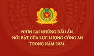 Nhìn lại những dấu ấn nổi bật của lực lượng Công an trong năm 2024