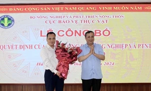 Ông Nghiêm Quang Tuấn được bổ nhiệm giữ chức Phó Cục trưởng Cục Bảo vệ thực vật