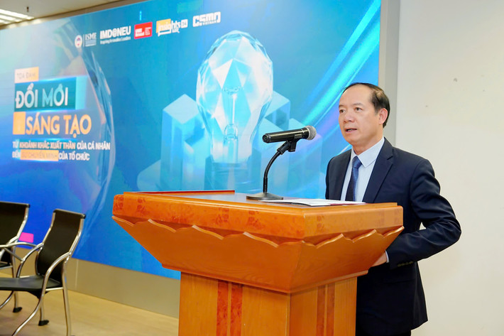 PGS.TS Lê Trung Thành, Viện trưởng Viện Đào tạo Quốc tế, Đại học Kinh tế Quốc dân phát biểu z6419875075971-71b89314cfb06720e3e70d6e693c0312.jpg