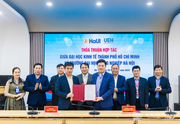 Trường Đại học Công nghiệp Hà Nội và Đại học Kinh tế TP. Hồ Chí Minh ký kết biên bản thỏa thuận hợp tác t104958.jpg