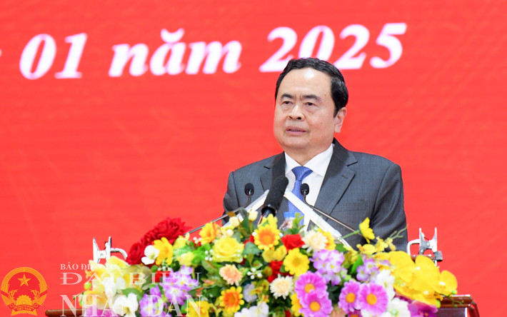 Chủ tịch Quốc hội Trần Thanh Mẫn phát biểu. Ảnh: Lâm Hiển dbnd_bl_ca9.jpg