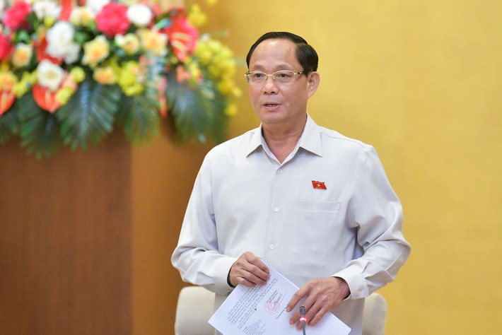 Phó Chủ tịch Quốc hội, Thượng tướng Trần Quang Phương phát biểu tại phiên họp. Ảnh: Hồ Long z5857924016095_d1ee5ed440b8983a22eab8a3a25c8985.jpg