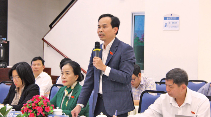 Phó Trưởng đoàn chuyên trách ĐBQH thành phố Nguyễn Duy Minh phát biểu tại buổi giám sát d1-7898.jpg
