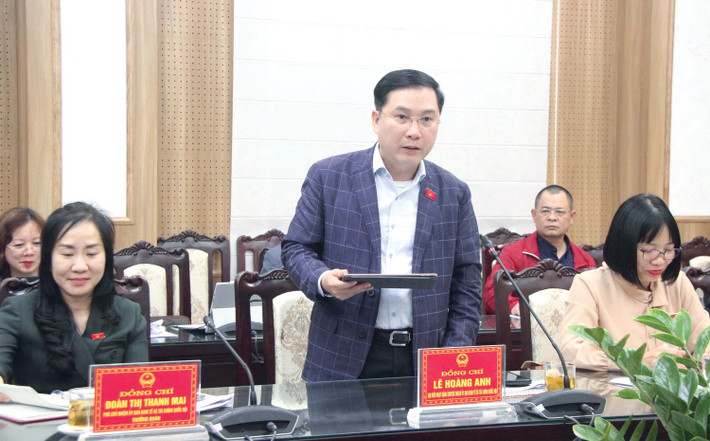 Ủy viên là ĐBQH hoạt động chuyên trách tại Ủy ban Kinh tế và Tài chính Lê Hoàng Anh phát biểu ks4.jpg