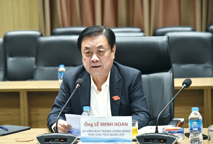 Phó Chủ tịch Quốc hội Lê Minh Hoan phát biểu. Ảnh: Quang Khánh pctqh-le-minh-hoan1.jpg
