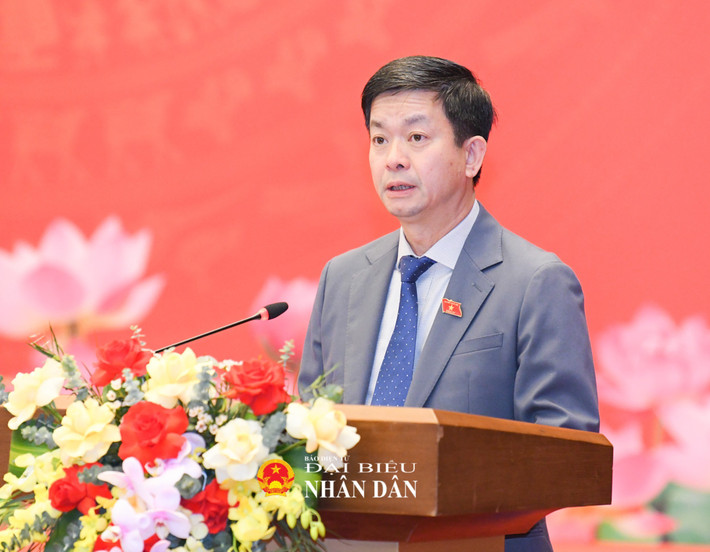 Tổng Thư ký Quốc hội, Chủ nhiệm Văn phòng Quốc hội Lê Quang Tùng phát biểu tại hội nghị. Ảnh: Lâm Hiển 1-7681.jpg