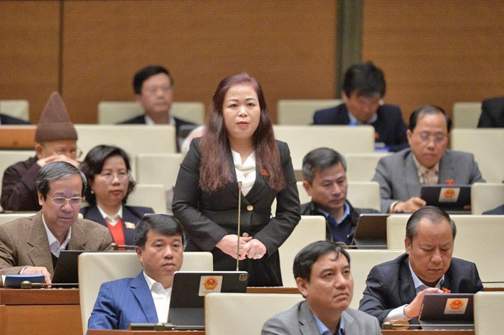 ĐBQH Vũ Thị Lưu Mai (Hà Nội) góp ý dự thảo Luật Ban hành văn bản quy phạm pháp luật (sửa đổi) db1-9989.jpg