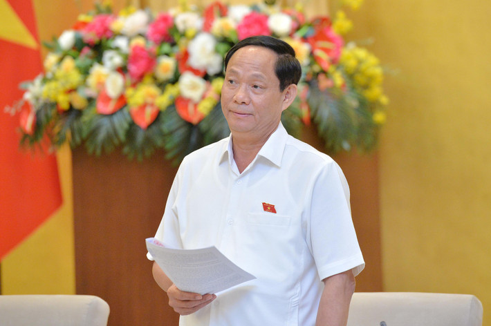 Phó Chủ tịch Quốc hội, Thượng tướng Trần Quang Phương phát biểu tại phiên họp. Ảnh: Hồ Long ub5.jpg