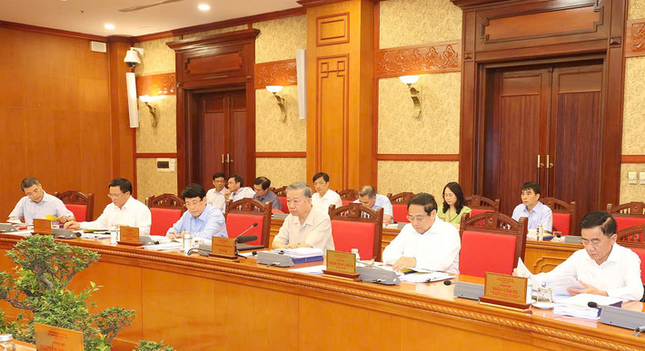 Tổng Bí thư, Chủ tịch nước Tô Lâm phát biểu kết luận. Ảnh: Trí Dũng - TTXVN tl3.jpg