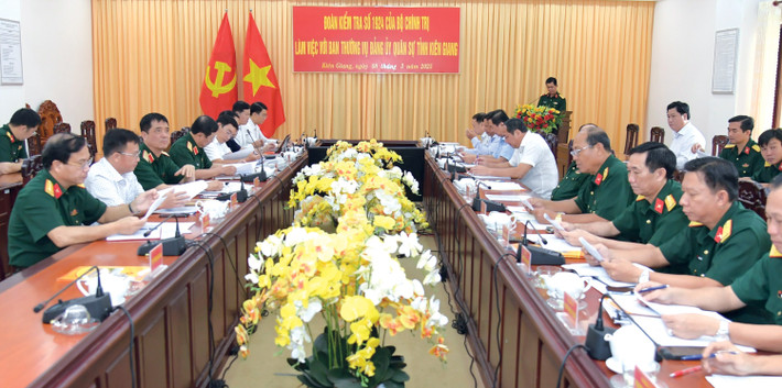 Quang cảnh buổi làm việc. Ảnh: TTXVN gs2.jpg