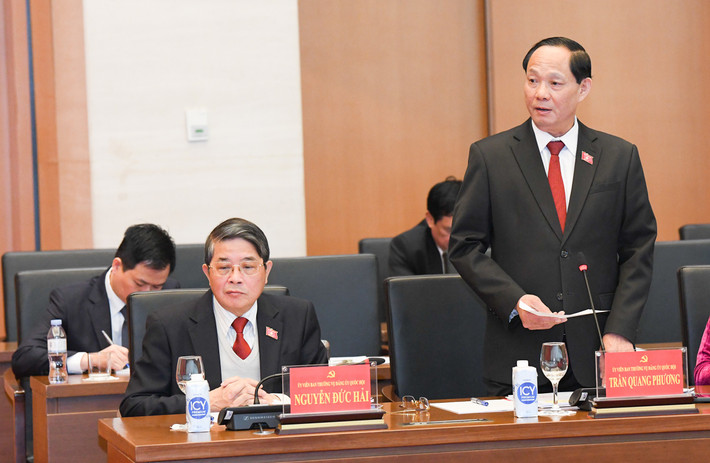 Phó Chủ tịch Quốc hội, Thượng tướng Trần Quang Phương phát biểu. Ảnh: Lâm Hiển pctqh-tran-quang-phuong1.jpg