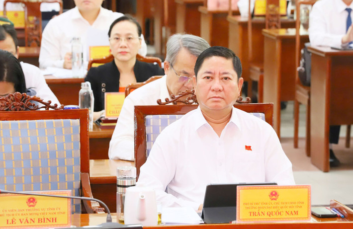 Các đại biểu tham dự Kỳ họp thứ 22, HĐND tỉnh Ninh Thuận Khóa XI. Ảnh: T. Mai 2.jpg