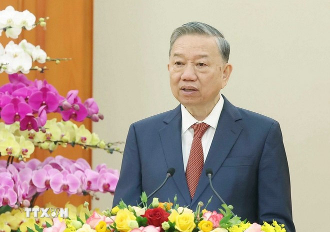 Tổng Bí thư Tô Lâm phát biểu chỉ đạo. Ảnh: Thống Nhất - TTXVN n5.jpg