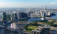 Nút giao giữa đại lộ Võ Văn Kiệt, đường Tôn Đức Thắng và cầu Khánh Hội – điểm kết nối giao thông quan trọng tại trung tâm TP. Hồ Chí Minh