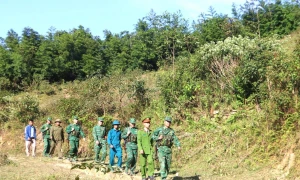 Lực lượng biên phòng tuần tra bảo đảm an ninh trật tự và cuộc cuộc sống bình yên cho Nhân dân