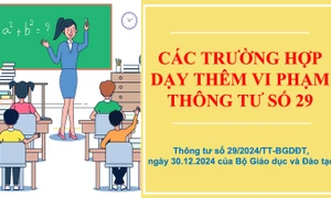 Các trường hợp dạy thêm vi phạm Thông tư số 29