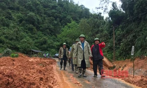 Cao Bằng: Lãnh đạo tỉnh kiểm tra, chỉ đạo công tác khắc phục hậu quả thiên tai tại huyện Nguyên Bình