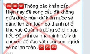 Thái Nguyên: Cảnh giác với các thông tin sai sự thật về tình hình lũ lụt